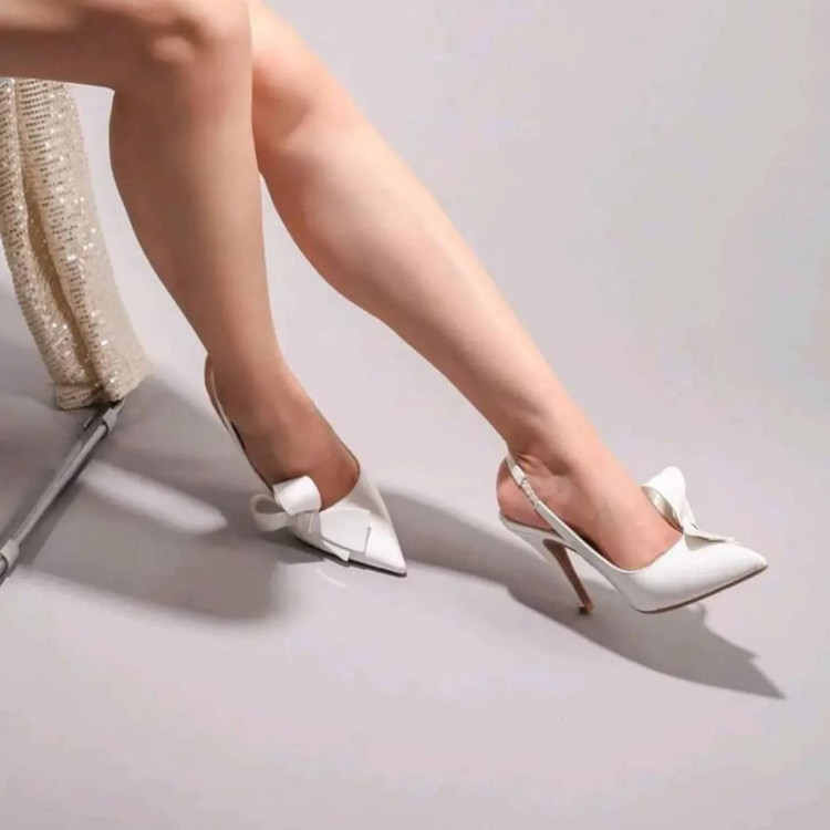 کفش مجلسی زنانه/دخترانه پاشنه ۷ سانت سایزبندی ۳۶ تا ۴۱ بسیار شیک و خاص در سه رنگ کرم مشکی و سفید