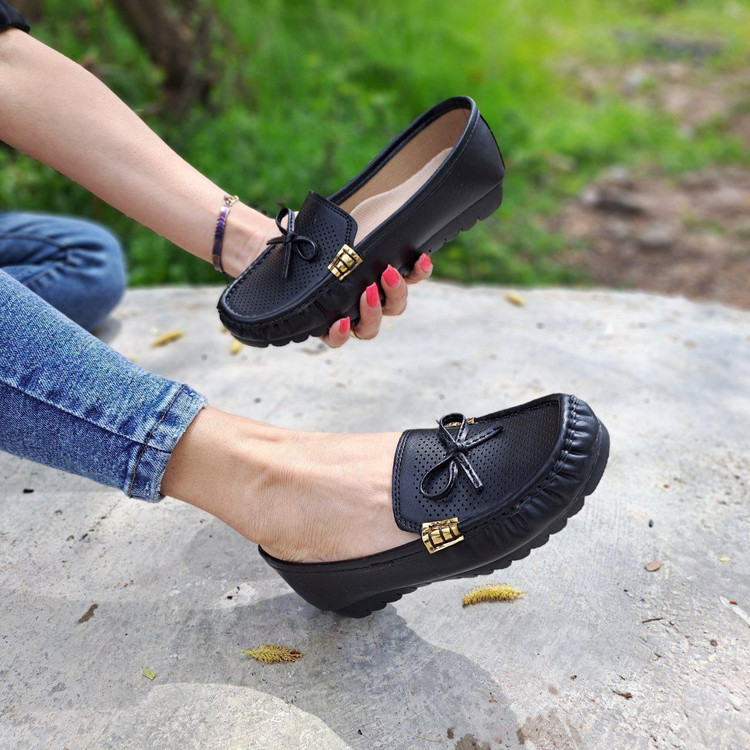 کفش کالج زنانه/دخترانه پانچ سوراخدار بسیار سبک و راحت کیفیت عالی قالب کاملا استاندارد سایزبندی ۳۷ تا ۴۱