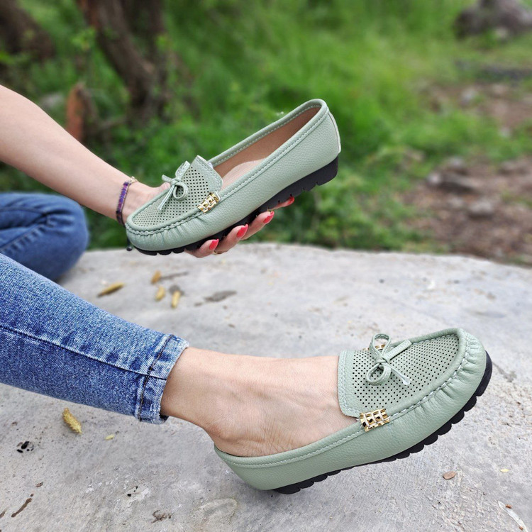 کفش کالج زنانه/دخترانه پانچ سوراخدار بسیار سبک و راحت کیفیت عالی قالب کاملا استاندارد سایزبندی ۳۷ تا ۴۱