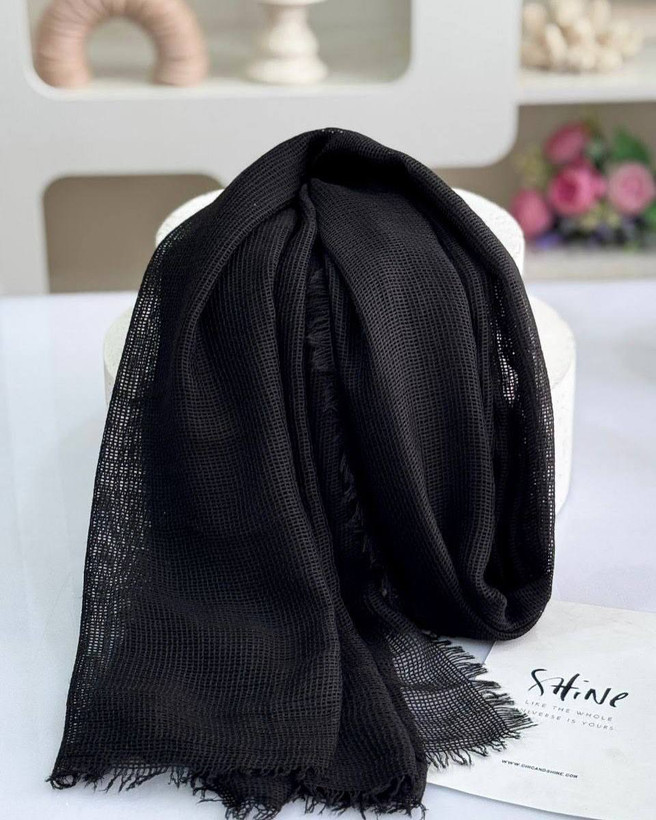 شال حصیری دور ریش جنس نخی حصیری اعلا بصورت تک و عمده قیمت منصفانه