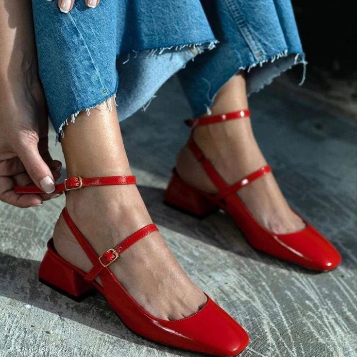 کفش کالج زنانه/دخترانه مدل مری جین سایزبندی ۳۶تا ۴۱ اندازه پاشنه ۳ سانت زیره دافوس قالب ترک جنس رویه ورنی🌹