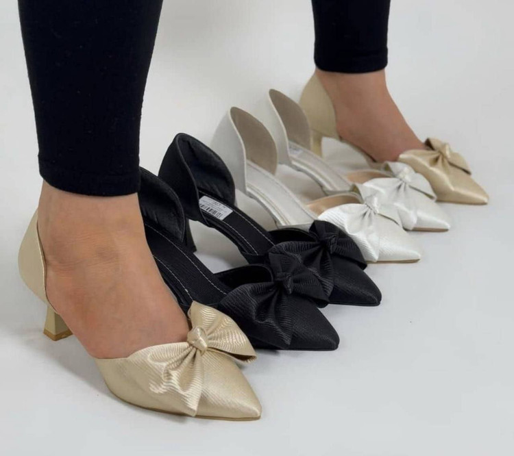 کفش مجلسی زنانه/دخترانه مدل Torlando رویه گیپور رویه و زیره وارداتی پاشنه ۵ سانتی دلتا پاخوری شیک خرید از تولیدی تعداد محدود موجودی گرفته شود