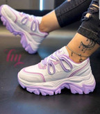 کفش اسپرت/کتونی زنانه دخترانه مدل asics پاخوری شیک کیفیت اصلی زیره پیو تولید باغ سپهسالار قالب استاندارد