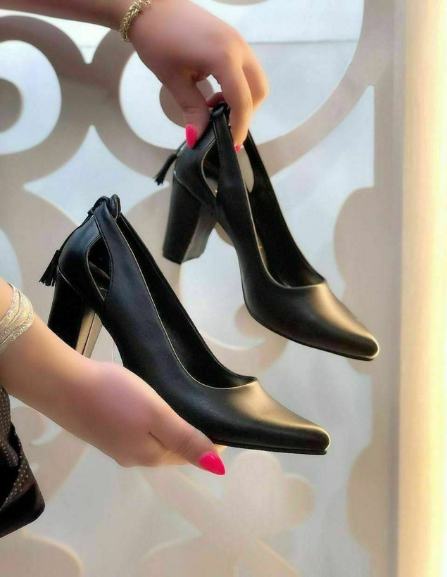 کفش مجلسی زنانه/دخترانه پاشنه ۵ سانت بسیار شیک و خوشپا و راحت سایزبندی ۳۷تا۴۰