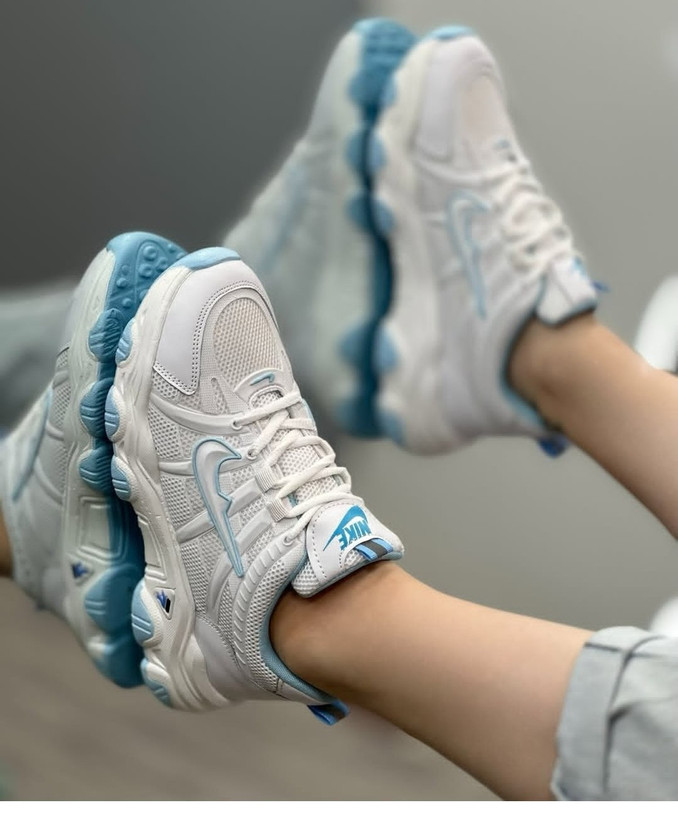 کتونی نایک جدید زنانه/دخترانه زیره پیو بسیار شیک خوشپا راحت و با کیفیت سایزبندی ۳۷ تا ۴۰