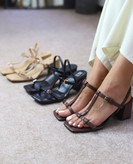 صندل زنانه/دخترانه مدل niloofar پاشنه ۵ سانت سایزبندی ۳۶ تا ۴۱