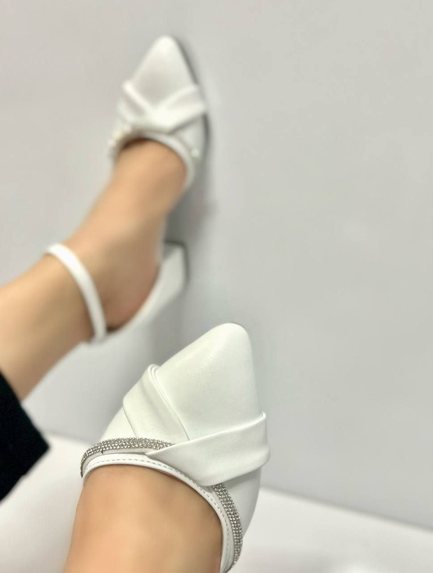 کفش مجلسی زنانه/دخترانه مدل shell رویه کار بیاله ترک پاشنه ۵ سانت rafik سایزبندی ۳۷ تا ۴۱ نگین وارداتی ترک