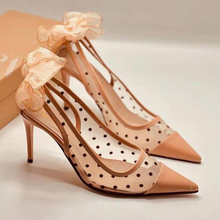 کفش مجلسی زنانه/دخترانه مدل ستاره کیفیت درجه یک سایزبندی ۳۶ تا ۴۱ قالب استاندارد پاشنه ۱۰ سانت