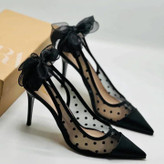 کفش مجلسی زنانه/دخترانه مدل ستاره کیفیت درجه یک سایزبندی ۳۶ تا ۴۱ قالب استاندارد پاشنه ۱۰ سانت