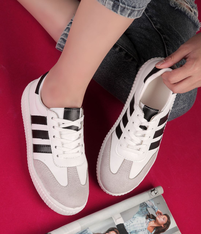 ونس سه خط زنانه/دخترانه سبک و راحت شیک و خوشپا سایزبندی ۳۷ تا ۴۰ قیمت رقابتی