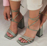 کفش تابستانی/صندل زنانه دخترانه زیره دافوس پاشنه ۶ سانت رویه چرم صنعتی درجه یک سایزبندی ۳۶ تا ۴۱ قالب استاندارد ترک