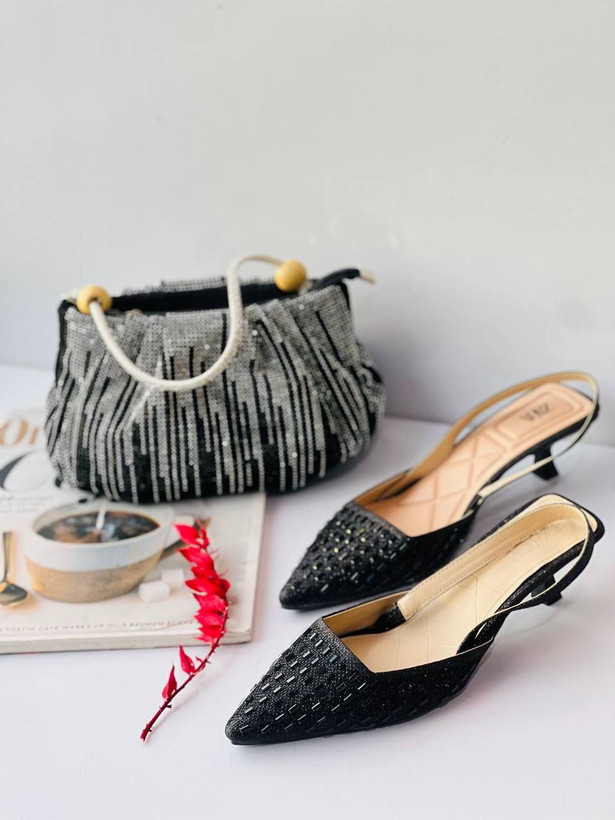 کفش مجلسی زنانه/دخترانه مدل زارا ایپک پاشنه ۳ سانت زارا سایزبندی ۳۶ تا ۴۱ با کیفیت و ضمانت