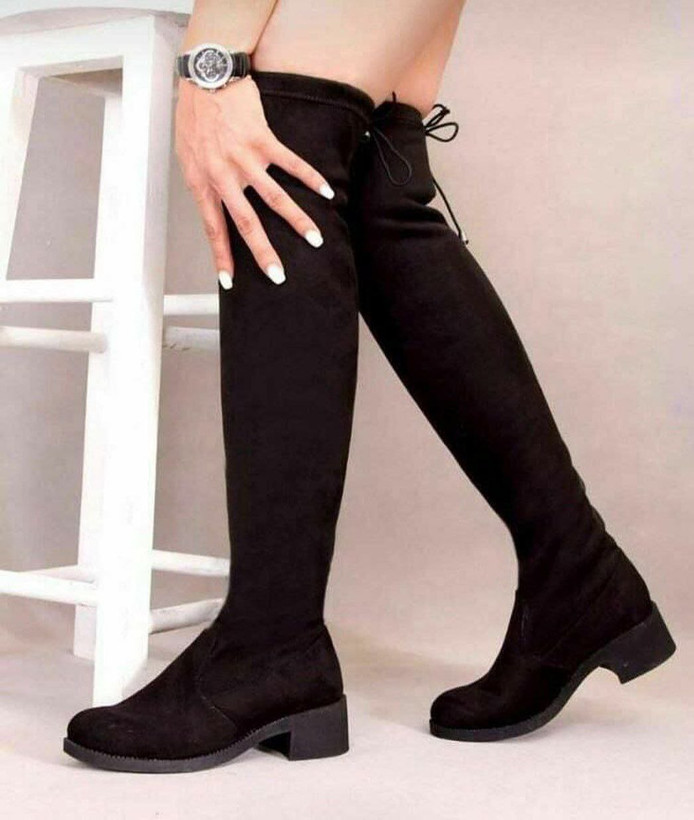 بوت جورابی زنانه/دخترانه در دو جنس انتخابی سوییت و چرم زیره پیو کیفیت عالی سایز ۳۷ تا ۴۰ قالب استاندارد
