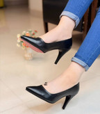 کفش مجلسی زنانه/دخترانه مدل سایه در دو جنس انتخابی چرم ورنی و چرم بیاله کیفیت عالی زیره دلتا ۱۰ سانت پاخوری شیک