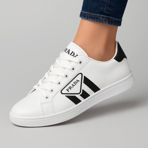 ونس جدید زنانه/دخترانه پرادا رویه چرم حوله ای ضد آب زیره پیو نرم و سبک کیفیت عالی سایزبندی ۳۷تا۴۰ قالب استاندارد