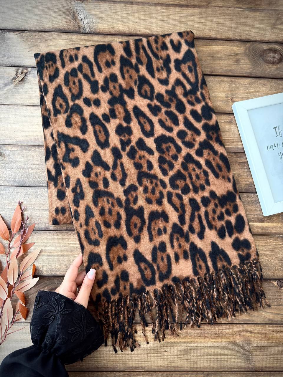 کالکشن پاییز و زمستانه شال موهر پلنگی تک رنگ فروش بصورت تک و عمده