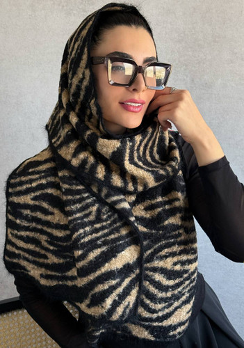 کالکشن پاییزه شال تدی زبرا تک رنگ فروش بصورت تک و عمده