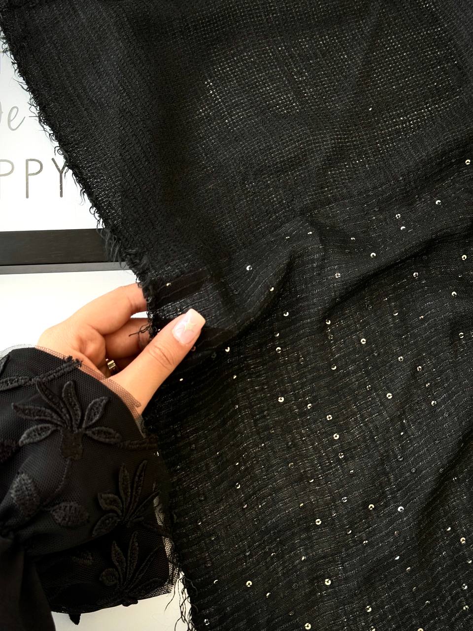 شال پاییزه مشکی تک رنگ فروش بصورت تک و عمده 🍁