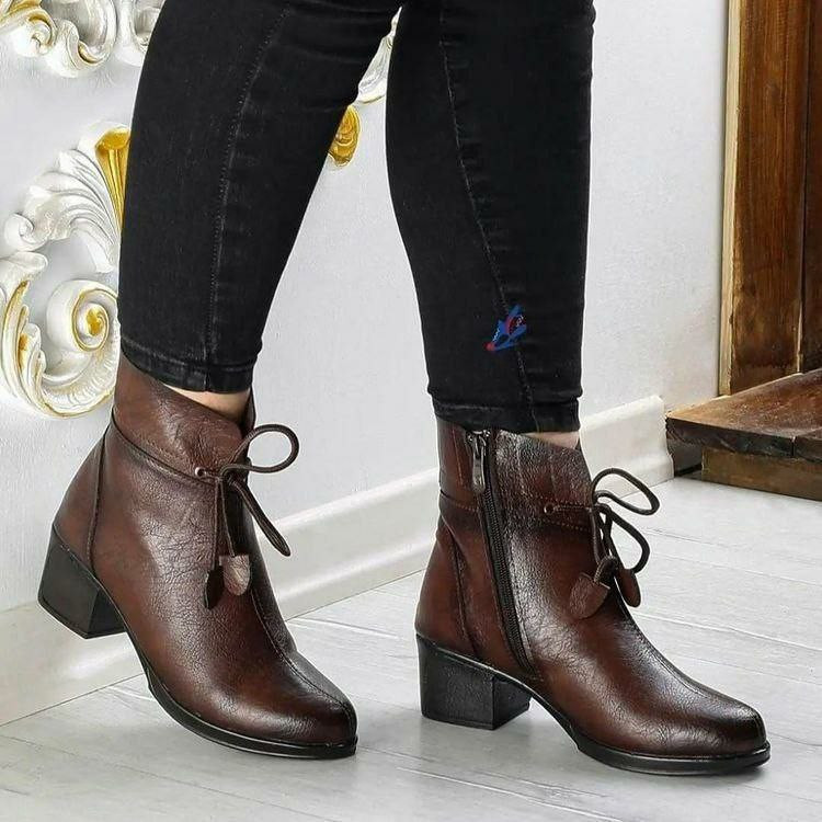 نیم بوت زنانه/دخترانه مدل کارن زیره پیو طبی سایزبندی ۳۷ تا ۴۰