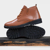 کفش ساقدار/نیمبوت مردانه مدل جیوکس بغل کشی رویه بیاله وارداتی زیره مواد نو نرم و سبک کیفیت عالی سایزبندی ۴۱ تا ۴۴قالب استاندارد