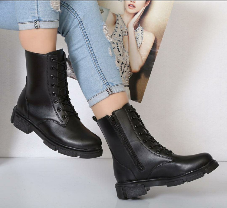 نیمبوت شیک و ساده زنانه/دخترانه زیره ترمو با ضمانت و واکس خور زیره باغ کیفیت عالی سایزبندی ۳۷ تا ۴۰ قالب استاندارد