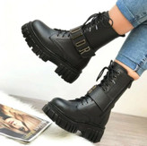 بوت دیور زنانه/دخترانه در رنگبندی مشکی و سفید سایزبندی ۳۷ تا ۴۰