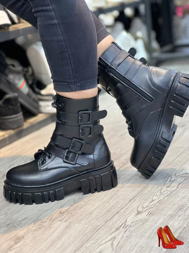 بوت زنانه/دخترانه چهار سگک زیره سبک و راحت سایزبندی ۳۷ تا ۴۰