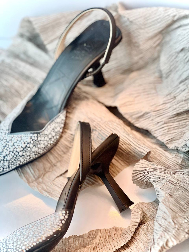 کفش مجلسی زنانه/دخترانه زارا مرواریدی پاشنه ۶ سانت با کیفیت و ضمانت سایزبندی ۳۶ تا ۴۱
