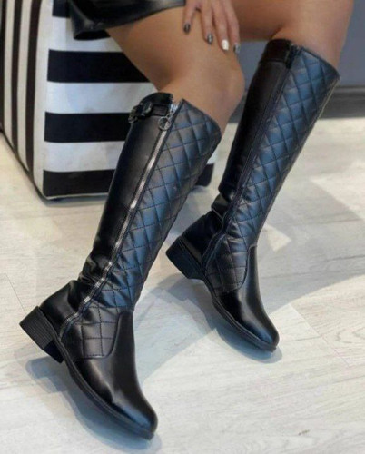 بوت شنل بلند جدید زنانه/دخترانه بغل زیپ کیفیت عالی بسیار شیک خوشپا و راحت سایزبندی ۳۶ تا ۴۰