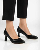 کفش مجلسی و کلاسیک زنانه/دخترانه پاشنه ۵ سانت کلوش تنوع جنس و رنگ عالی شیک و راحت