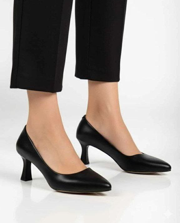 کفش مجلسی و کلاسیک زنانه/دخترانه پاشنه ۵ سانت کلوش تنوع جنس و رنگ عالی شیک و راحت