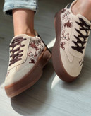 ونس زنانه/دخترانه بسیار شیک خوشپا و راحت زیره پیو کیفیت عالی سایزبندی ۳۷ تا ۴۰