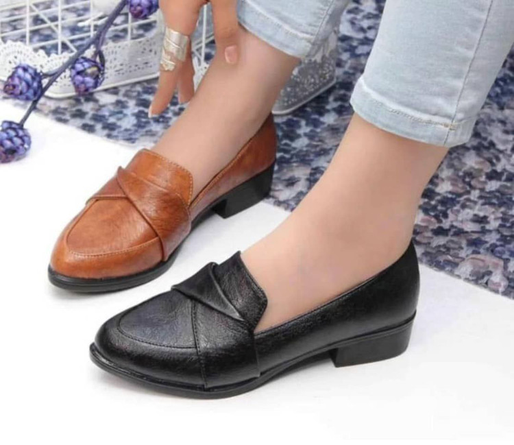 کفش کالج پاکتی زنانه/دخترانه رویه بیاله زیره پیو طبی سبک و راحت شیک و خوشپا سایزبندی ۳۷ تا ۴۲