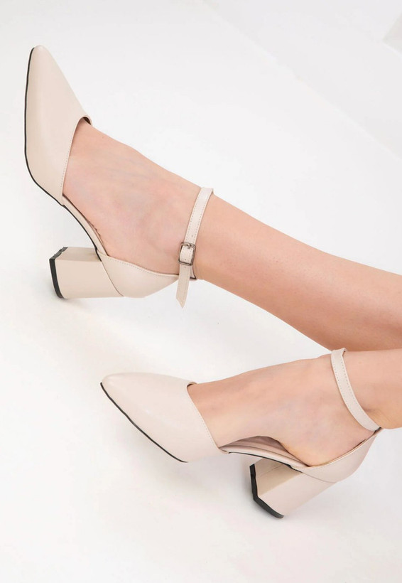 کفش مجلسی و کلاسیک زنانه/دخترانه مدل لیزا پاشنه ۵ سانت سایزبندی ۳۷ تا ۴۱ جنس چرم کیفیت عالی