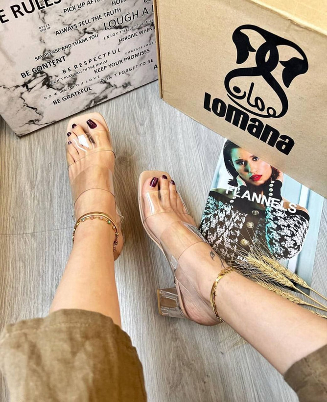 کفش صندل زنانه/دخترانه مدل prada plus پاشنه شیشه ای glass heel پاشنه 5 سانتی طراحی طبق ژورنال روز ترکیه زیره زیر پاشنه