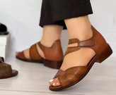 کفش تابستانی زنانه/دخترانه مدل نگار زیره پیو بسیار نرم ۳ سانتی ترک رویه چرم بیاله کیفیت عالی سایز ۳۷ تا ۴۰ قالب کفش ۱ شماره بزرگ