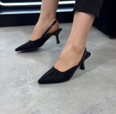 کفش پاشنه دار پلنگی جدید زنانه/دخترانه زیره دافوس پاشنه ۵ سانت کیفیت عالی سایزبندی ۳۷ تا ۴۰