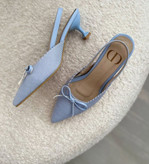 کفش مجلسی راه راه جدید زنانه/دخترانه با کیفیت عالی پاشنه ۵ سانت سایزبندی ۳۷ تا ۴۰ بسیااار خوشگل و کیوت