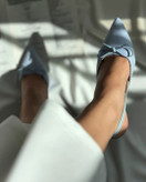 کفش مجلسی راه راه جدید زنانه/دخترانه با کیفیت عالی پاشنه ۵ سانت سایزبندی ۳۷ تا ۴۰ بسیااار خوشگل و کیوت