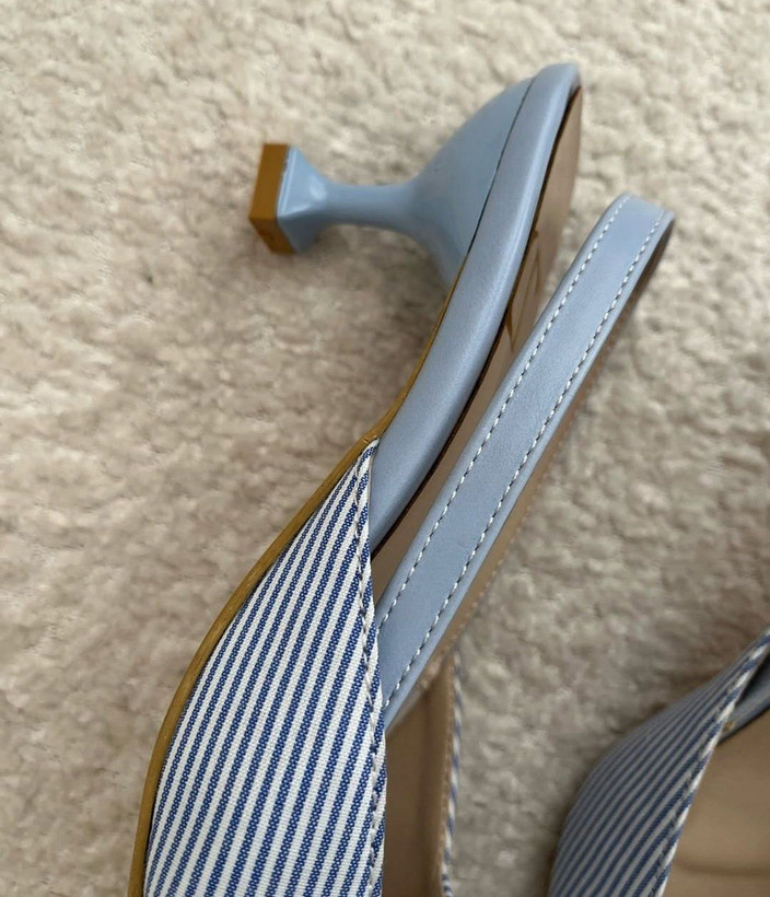 کفش مجلسی راه راه جدید زنانه/دخترانه با کیفیت عالی پاشنه ۵ سانت سایزبندی ۳۷ تا ۴۰ بسیااار خوشگل و کیوت