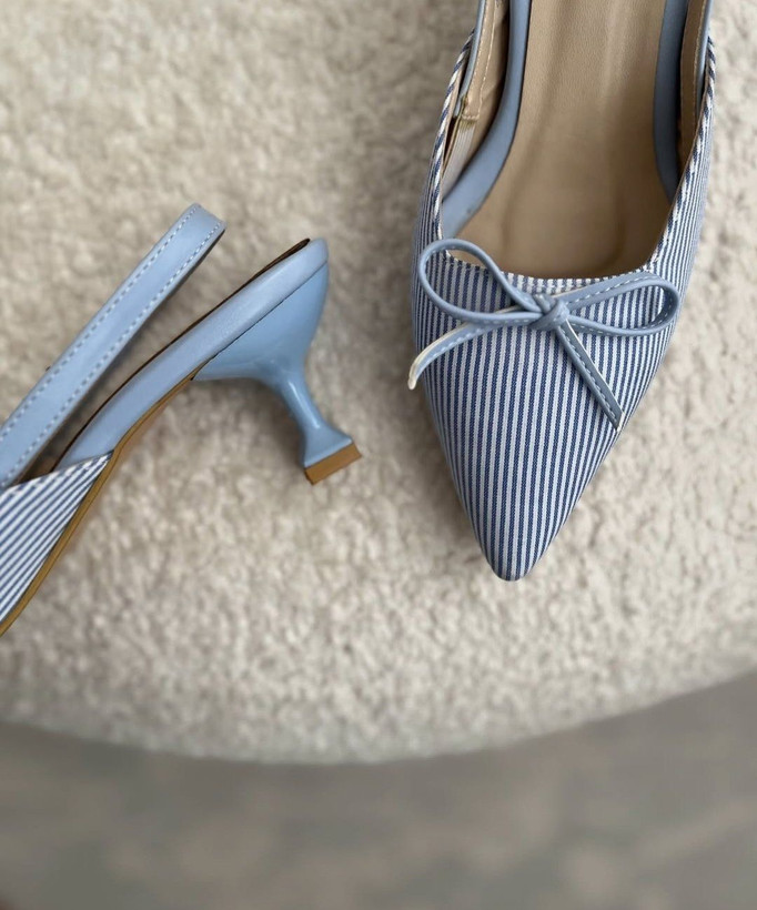 کفش مجلسی راه راه جدید زنانه/دخترانه با کیفیت عالی پاشنه ۵ سانت سایزبندی ۳۷ تا ۴۰ بسیااار خوشگل و کیوت