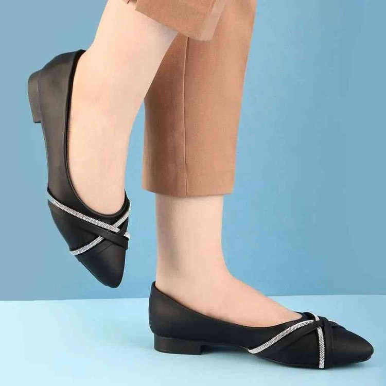 کفش کالج نگینی زنانه/دخترانه سایزبندی ۳۷ تا ۴۰ لاکچری قالب ترک