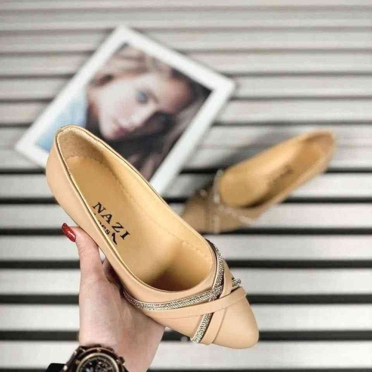 کفش کالج نگینی زنانه/دخترانه سایزبندی ۳۷ تا ۴۰ لاکچری قالب ترک