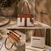 کیف دستی زنانه رویه چرم مصنوعی درجه یک سایز ۳۵ در ۲۳ سایز متوسط و بسیار جادار دوخونه دو زیپ پشت کار هم دارای زیپ ❤️